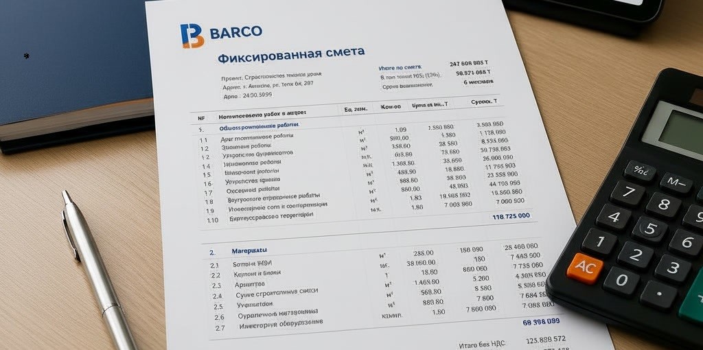 Фиксированная смета на ремонт коммерческого помещения