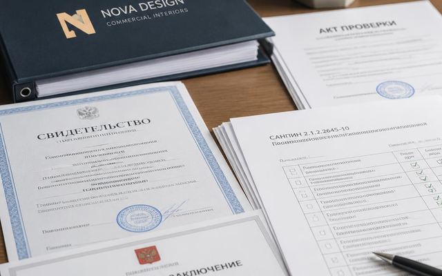Документация по нормам СанПиН и СП для дизайн-проекта BARCO